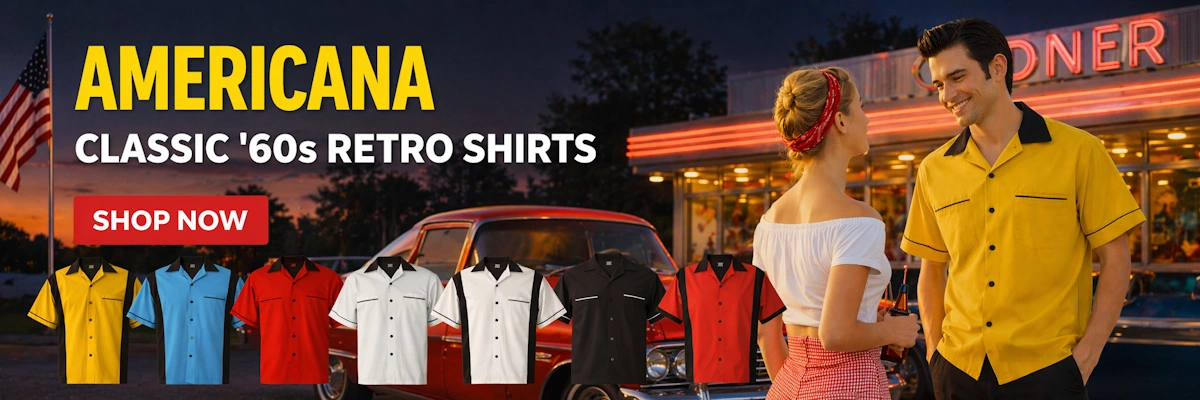 Ultimate in Americana -Bowling shirts 60s style