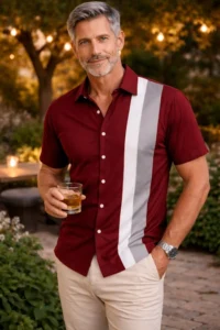 Vintage Style Mens Shirt in ANY Size 